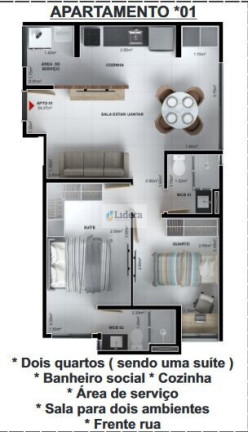 Apartamento com 1 Quarto à Venda, 33 m² em Intermares - Cabedelo