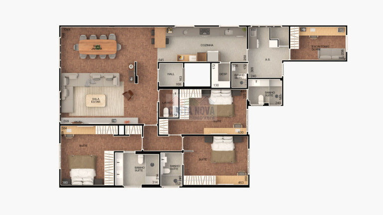 Apartamento com 3 Quartos à Venda, 212 m² em Consolação - São Paulo