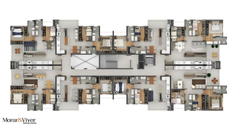 Imagem Apartamento com 2 Quartos à Venda, 64 m² em água Verde - Curitiba
