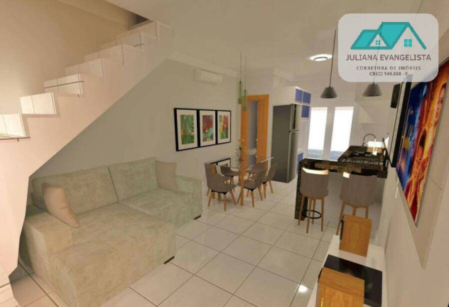 Imagem Casa de Condomínio com 2 Quartos à Venda, 81 m² em Pontal De Santa Marina - Caraguatatuba