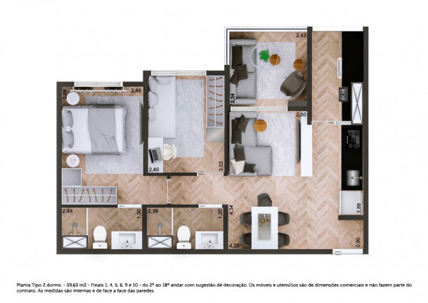 Imagem Apartamento com 2 Quartos à Venda, 78 m² em Pirituba - São Paulo
