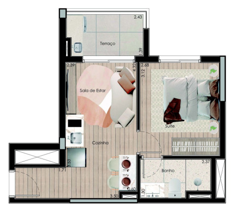 Imagem Apartamento com 1 Quarto à Venda, 24 m² em Saúde - São Paulo