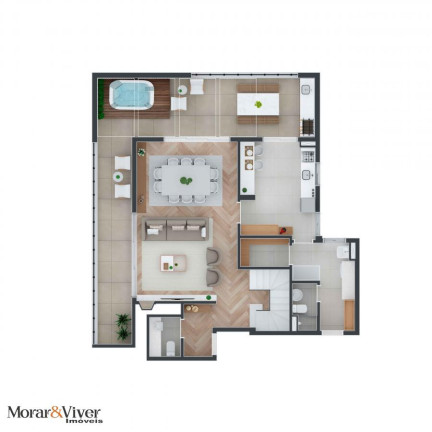 Imagem Apartamento com 4 Quartos à Venda, 127 m² em Vila Izabel - Curitiba