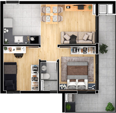 Imagem Apartamento com 2 Quartos à Venda, 91 m² em água Verde - Curitiba