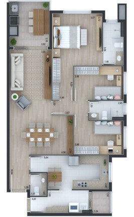 Imagem Apartamento com 3 Quartos à Venda, 119 m² em Ahú - Curitiba