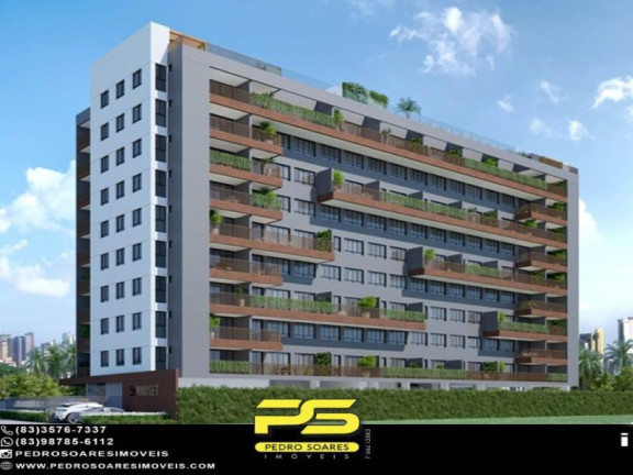 Imagem Apartamento com 1 Quarto à Venda, 41 m² em Manaíra - João Pessoa