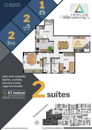 Imagem Apartamento com 2 Quartos à Venda, 62 m² em Morro Da Glória - Juiz De Fora