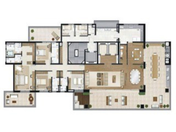 Imagem Apartamento com 4 Quartos à Venda, 407 m² em Ibirapuera - São Paulo