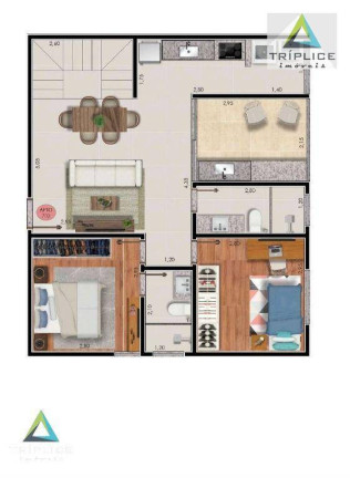 Imagem Apartamento com 2 Quartos à Venda, 73 m² em Bairu - Juiz De Fora