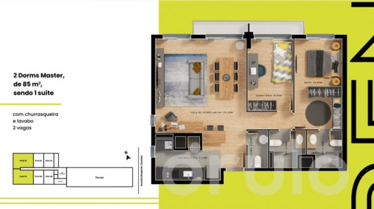 Imagem Apartamento com 1 Quarto à Venda, 34 m² em Floresta - Porto Alegre