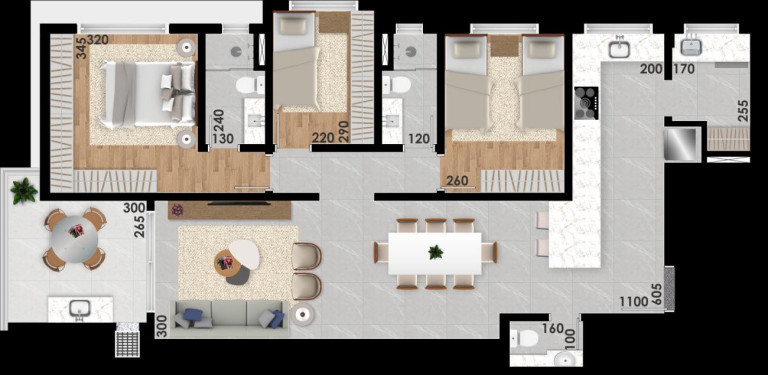 Apartamento com 2 Quartos à Venda, 77 m² em água Verde - Curitiba