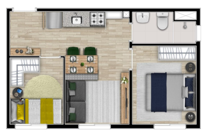 Apartamento com 2 Quartos à Venda, 32 m² em Vila Buarque - São Paulo