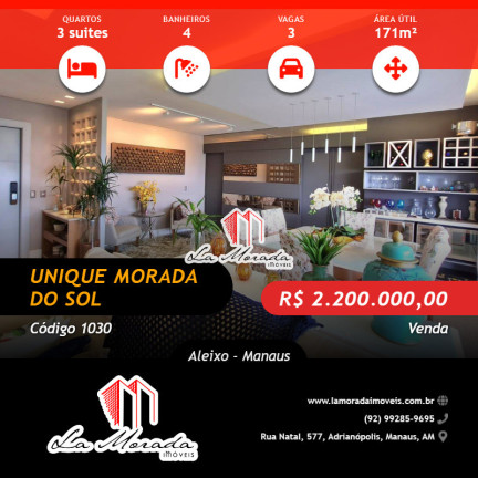 Imagem Apartamento com 3 Quartos à Venda, 171 m² em Aleixo - Manaus