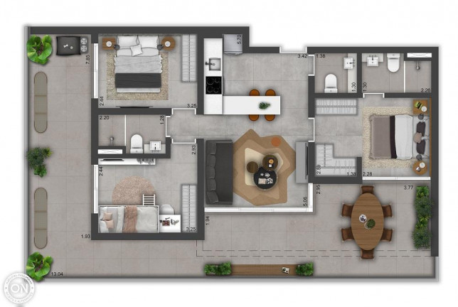 Imagem Apartamento com 3 Quartos à Venda, 77 m² em Cerqueira César - São Paulo