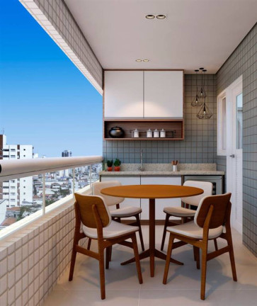Imagem Apartamento com 2 Quartos à Venda, 70 m² em Guilhermina - Praia Grande