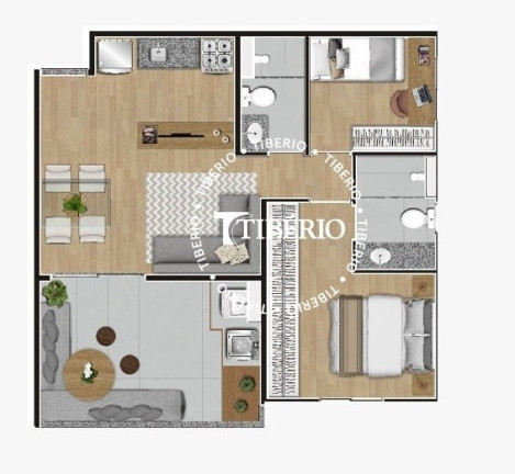 Imagem Apartamento com 2 Quartos à Venda, 57 m² em Campo Belo - São Paulo