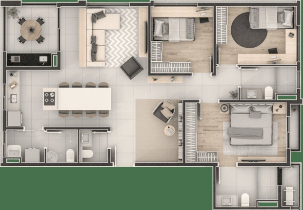 Imagem Apartamento com 2 Quartos à Venda, 115 m² em Cambuí - Campinas