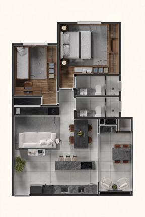 Imagem Apartamento com 3 Quartos à Venda, 94 m² em Panazzolo - Caxias Do Sul