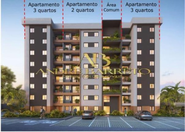 Imagem Apartamento com 2 Quartos à Venda, 55 m² em Buraquinho - Lauro De Freitas