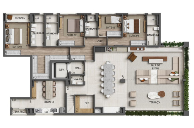 Imagem Apartamento com 4 Quartos à Venda, 241 m² em Moema - São Paulo
