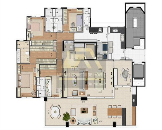 Imagem Apartamento com 3 Quartos à Venda, 176 m² em água Branca - São Paulo