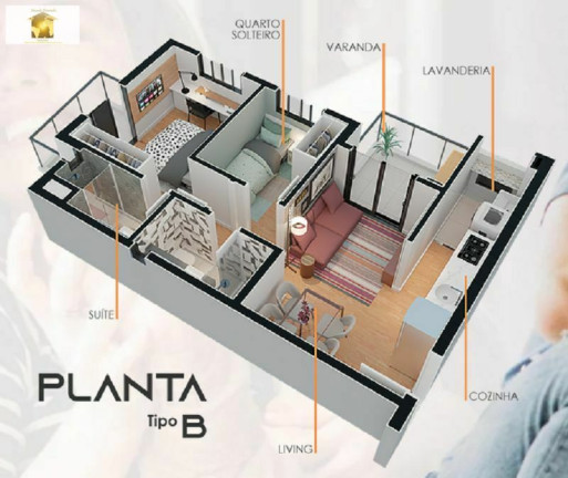 Imagem Apartamento com 2 Quartos à Venda, 44 m² em Jardim Bela Vista - Santo André