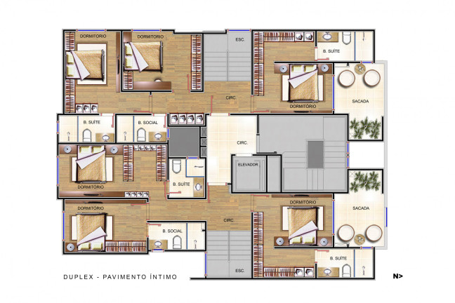 Imagem Apartamento com 2 Quartos à Venda, 87 m² em Sanvitto - Caxias Do Sul