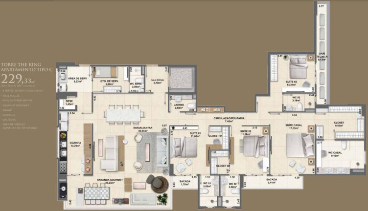 Imagem Apartamento com 4 Quartos à Venda, 225 m² em Jóquei - Teresina
