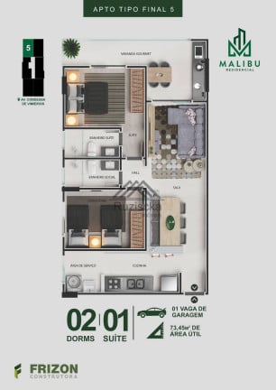 Imagem Apartamento com 2 Quartos à Venda, 59 m² em Centro - Itanhaém