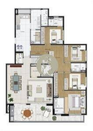 Imagem Apartamento com 4 Quartos à Venda, 180 m² em Gonzaga - Santos
