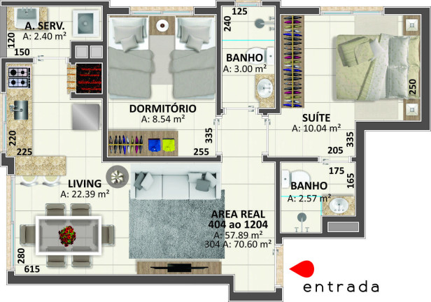 Imagem Apartamento com 1 Quarto à Venda, 62 m² em Centro - Capão Da Canoa