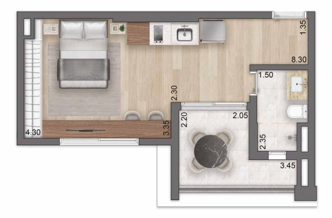 Imagem Apartamento com 1 Quarto à Venda, 38 m² em Moema - São Paulo