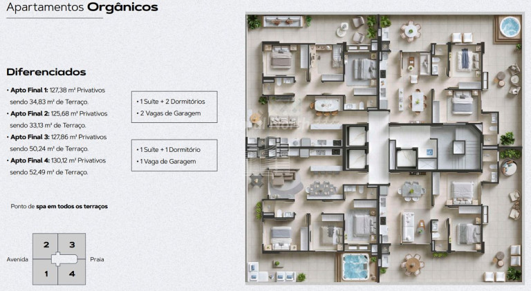 Imagem Apartamento com 2 Quartos à Venda, 77 m² em Praia Brava - Itajaí