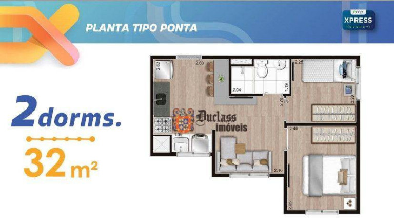 Imagem Apartamento com 2 Quartos à Venda, 35 m² em Tucuruvi (zona Norte) - São Paulo