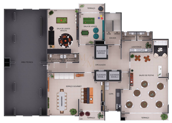 Imagem Apartamento com 3 Quartos à Venda, 170 m² em Aparecida - Santos
