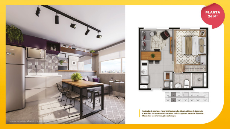 Imagem Apartamento com 2 Quartos à Venda, 41 m² em Veloso - Osasco