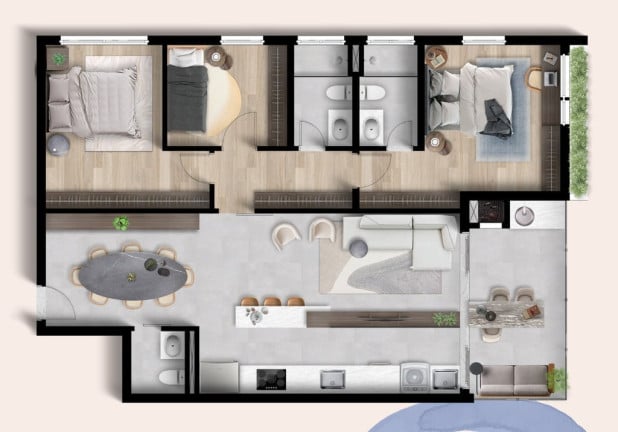 Imagem Apartamento com 4 Quartos à Venda, 142 m² em Juvevê - Curitiba