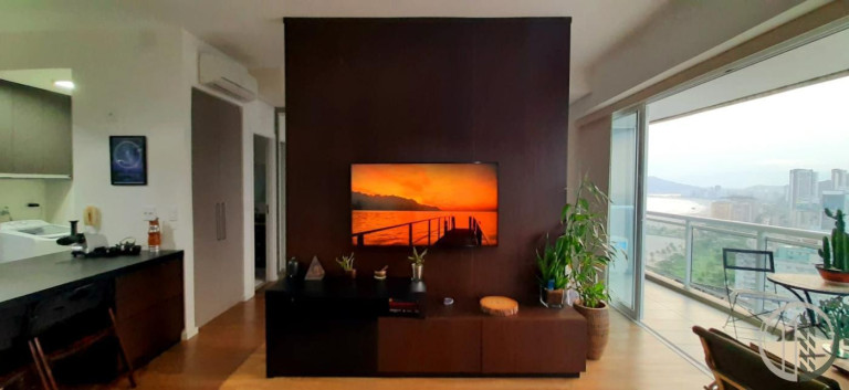 Imagem Apartamento com 1 Quarto à Venda, 54 m² em Pompéia - Santos