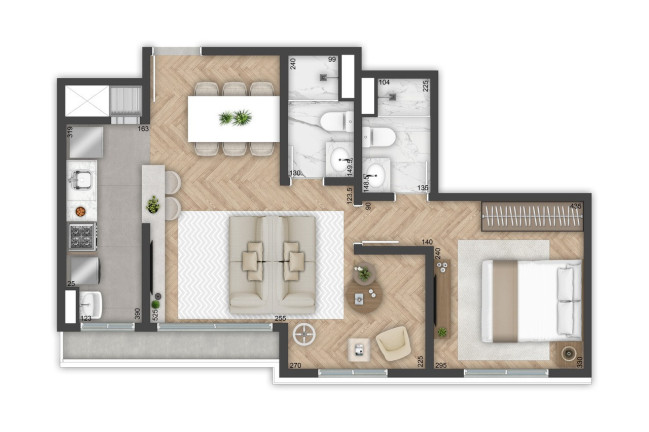 Imagem Apartamento com 2 Quartos à Venda, 54 m² em Cristo Redentor - Porto Alegre