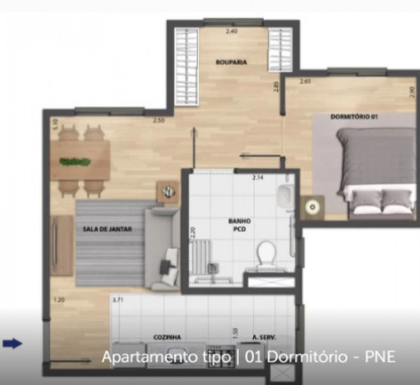 Imagem Apartamento com 1 Quarto à Venda, 29 m² em Barra Funda - São Paulo