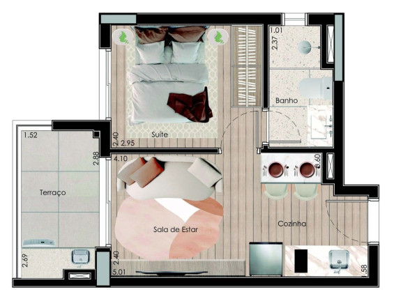 Imagem Apartamento com 1 Quarto à Venda, 31 m² em Saúde - São Paulo