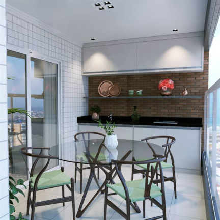 Imagem Apartamento com 2 Quartos à Venda, 74 m² em Guilhermina - Praia Grande
