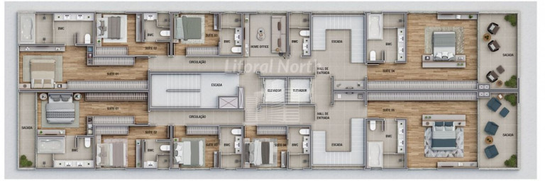 Imagem Apartamento com 3 Quartos à Venda, 172 m² em Praia Brava - Itajaí