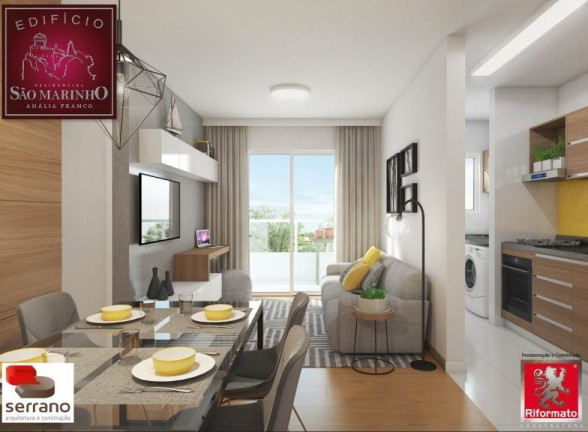 Imagem Apartamento com 2 Quartos à Venda, 50 m² em Anália Franco - São Paulo
