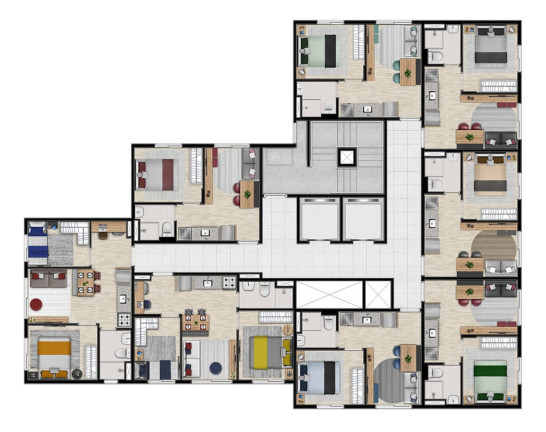 Apartamento com 1 Quarto à Venda, 49 m² em Vila Buarque - São Paulo