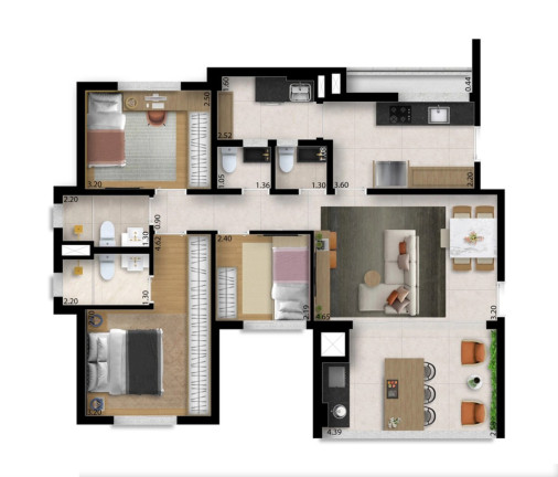 Imagem Apartamento com 3 Quartos à Venda, 94 m² em Pinheiros - São Paulo