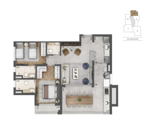Imagem Apartamento com 2 Quartos à Venda, 110 m² em Brooklin Paulista - São Paulo