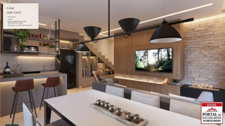 Imagem Casa com 3 Quartos à Venda, 117 m² em Mirante Do Jambreiro - Nova Lima