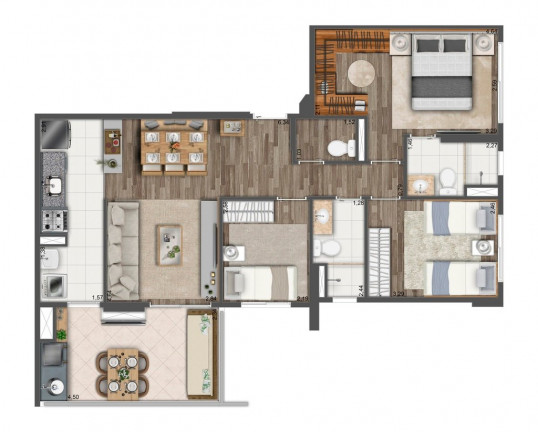 Imagem Apartamento com 2 Quartos à Venda, 81 m² em Morumbi - São Paulo