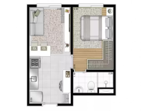 Imagem Apartamento com 1 Quarto à Venda, 27 m² em Vila Romana - São Paulo Imagem Apartamento com 1 Quarto à Venda, 27 m² em Vila Romana - São Paulo